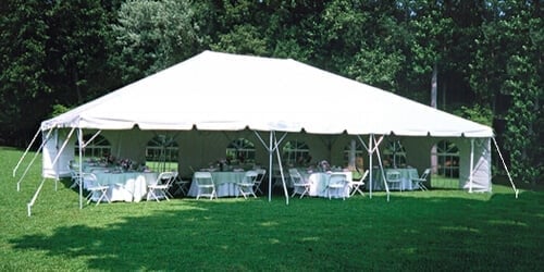 30’ x 60’ Frame Tent (Seats 180)